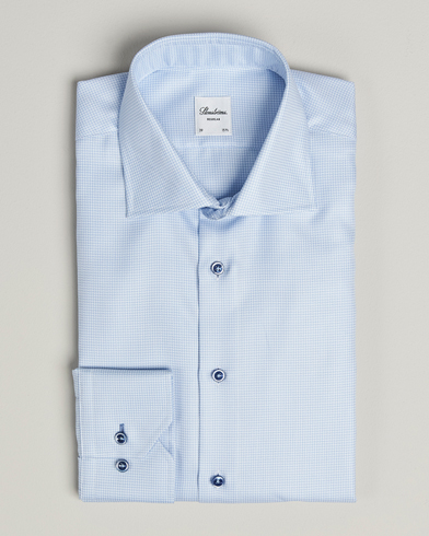 Stenströms Regular Fit Contrast Shirt Light Blue – Azul