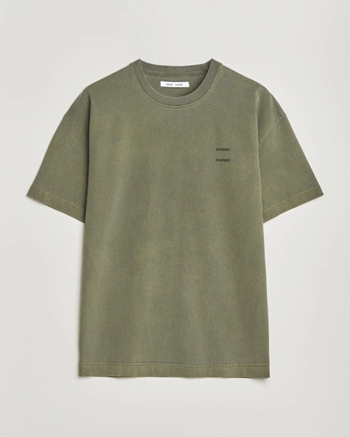 Samsøe Samsøe Joel Organic Cotton Washed T-Shirt Castor Grey – Gris