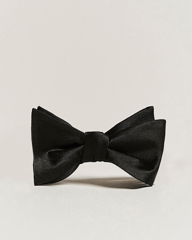 Oscar Jacobson Bow Tie, Self Tie Black – Negro