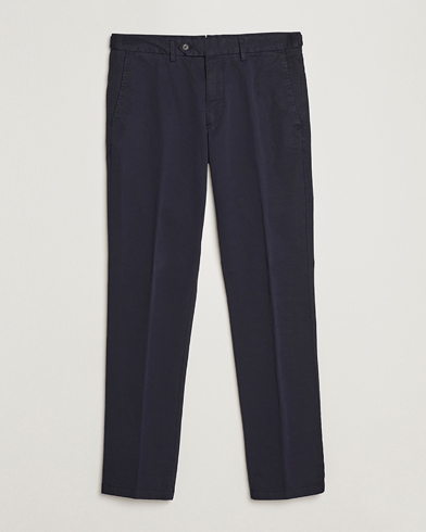 Oscar Jacobson Danwick Cotton Trousers Navy – Azul