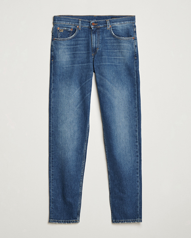 Oscar Jacobson Karl Cotton Stretch Jeans Vintage Wash – Azul