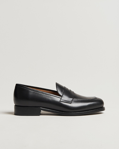 Oscar Jacobson Penny Loafers Black – Negro