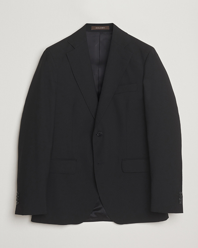 Oscar Jacobson Fogerty Wool Blazer Black – Negro