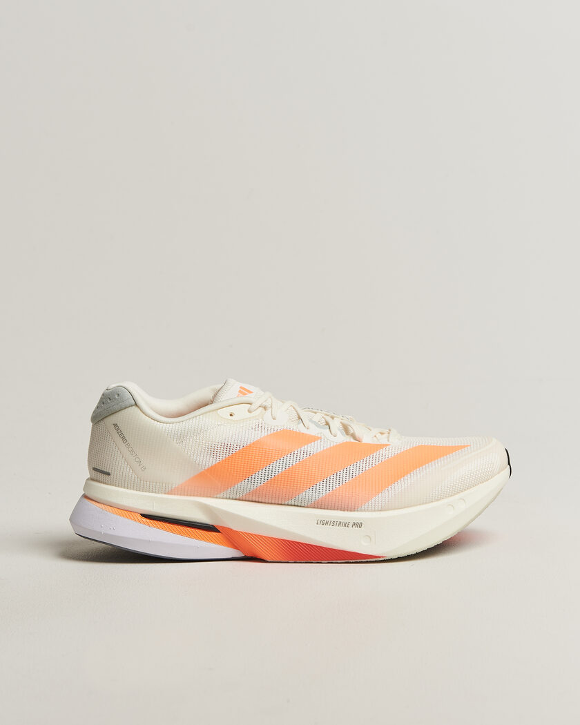 adidas Performance Adizero Boston 13 White/Orange – Blanco