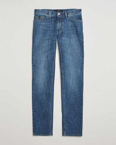 Brioni 5-Pocket Denim Medium Blue Wash – Azul