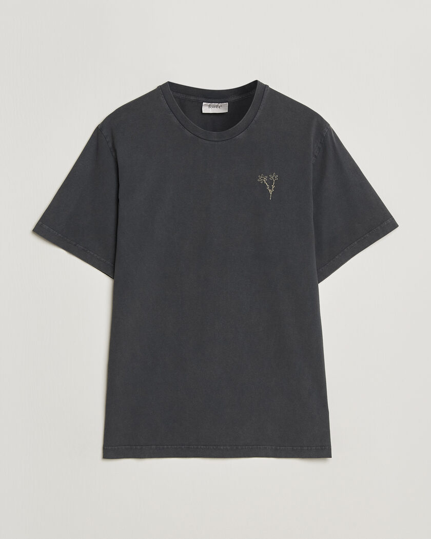 Forét Bouquet T-Shirt Washed Black – Negro