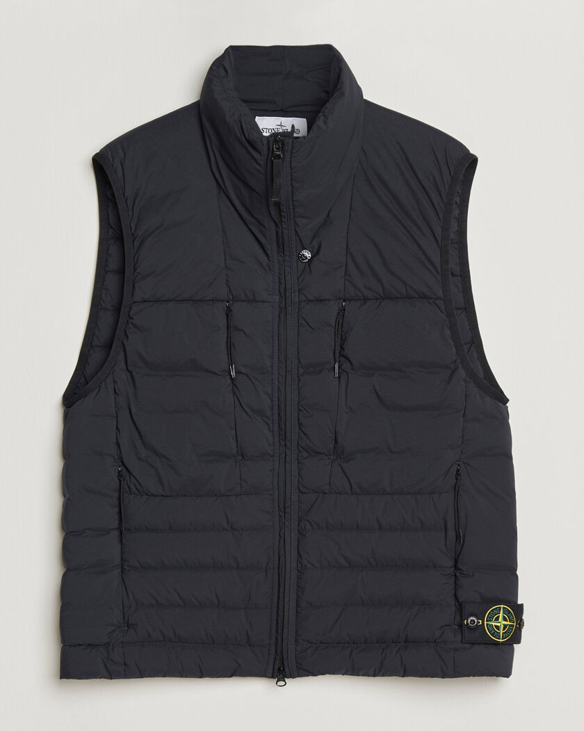 Stone Island Nylon Down Vest Navy – Azul