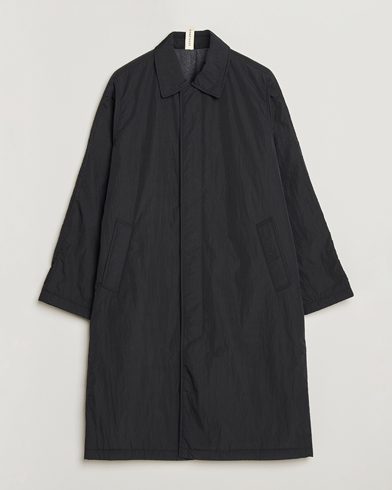 Sunflower Relaxed Nylon Coat Black – Negro