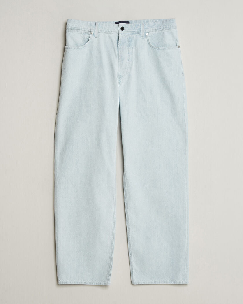 Stone Island Loose Fit Denim Jeans Blue Extra Bleach – Azul