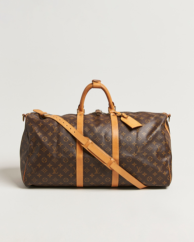 Louis Vuitton Pre-Owned Keepall Bandouliére 55 Monogram – Marrón