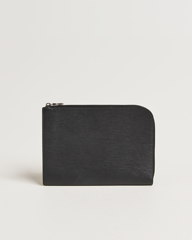 Louis Vuitton Pre-Owned Porte Documents Epi Leather Black – Negro
