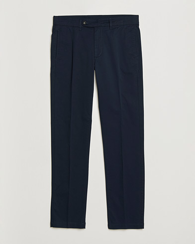 Massimo Alba Winch Cotton Gabardine Trousers Navy – Azul