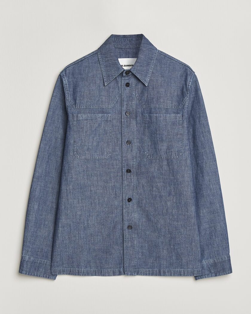 Jil Sander Denim Overshirt Indigo Blue – Azul