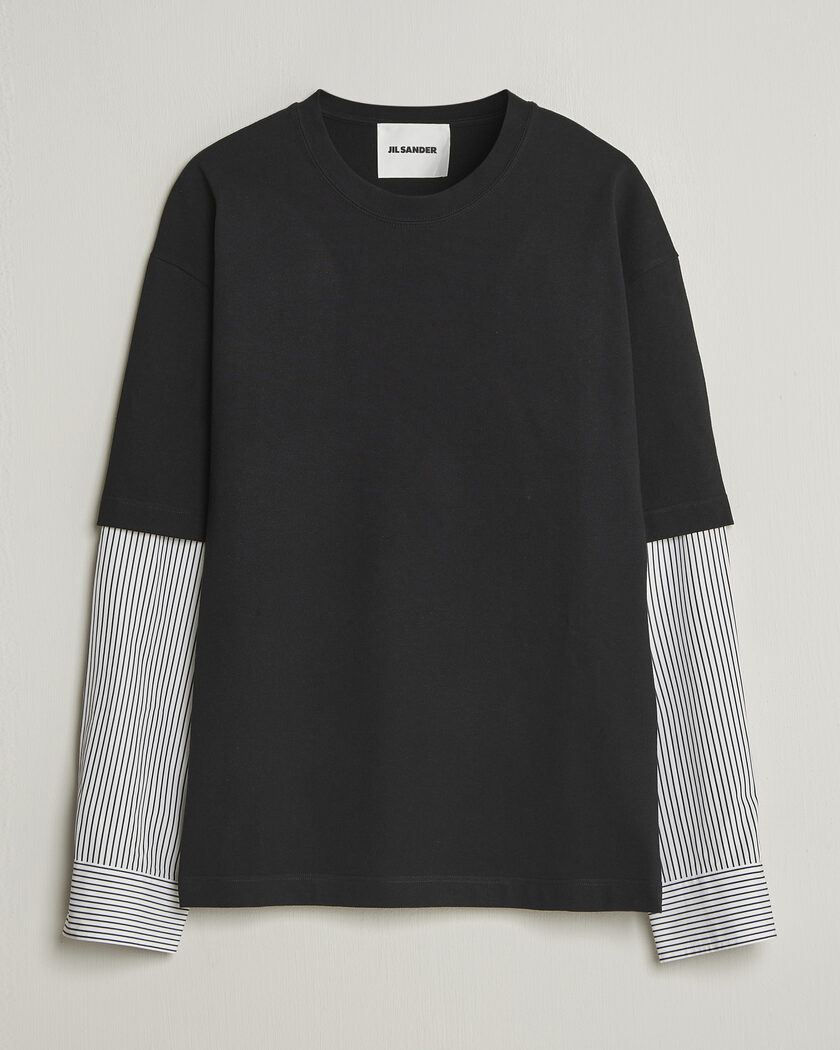 Jil Sander Long Sleeve T-Shirt Black – Multicolor