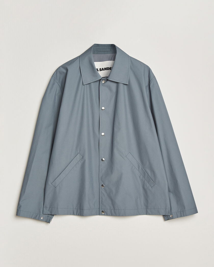 Jil Sander Back Logo Bomber Jacket Grey – Gris