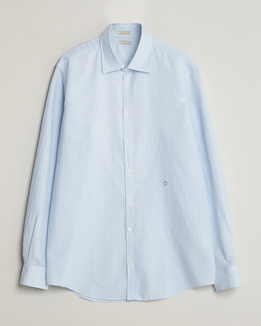 Massimo Alba Genova Striped Shirt Sky Blue – Azul