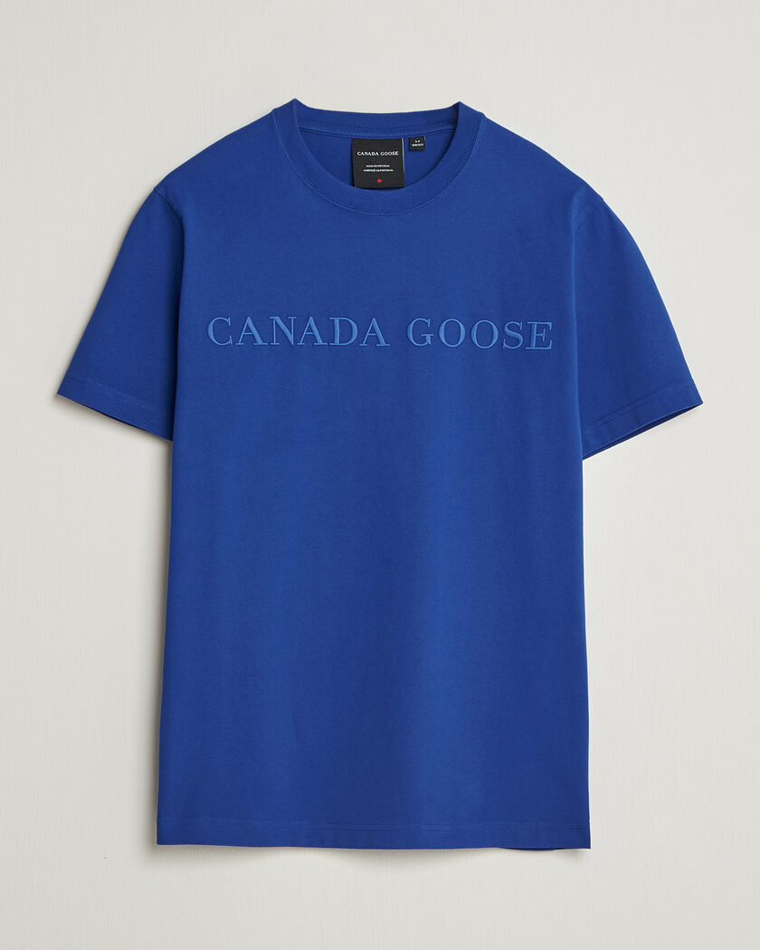 Canada Goose Vantage Wordmark T-Shirt Azurite Blue – Azul