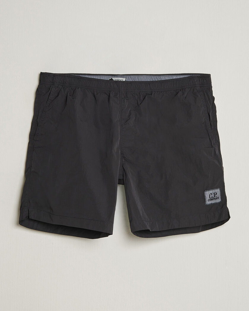 C.P. Company Eco Chrome Logo Swimshorts Black – Negro