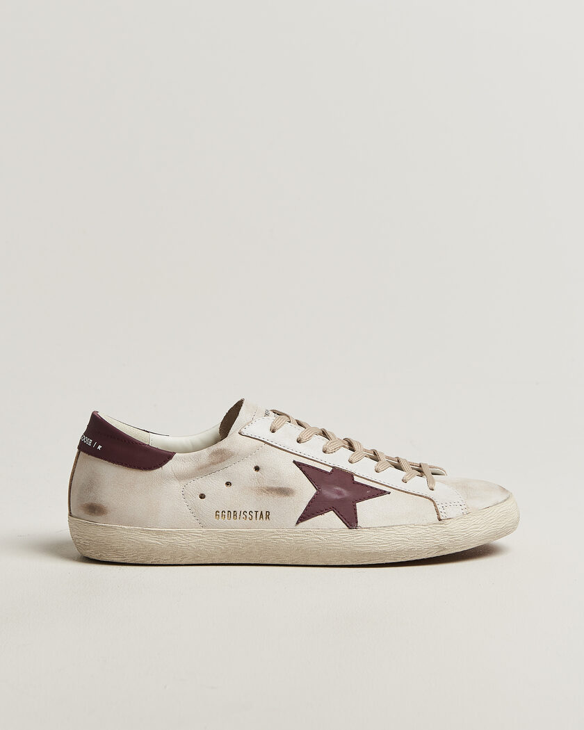 Golden Goose Super-Star Sneakers White/Red – Blanco