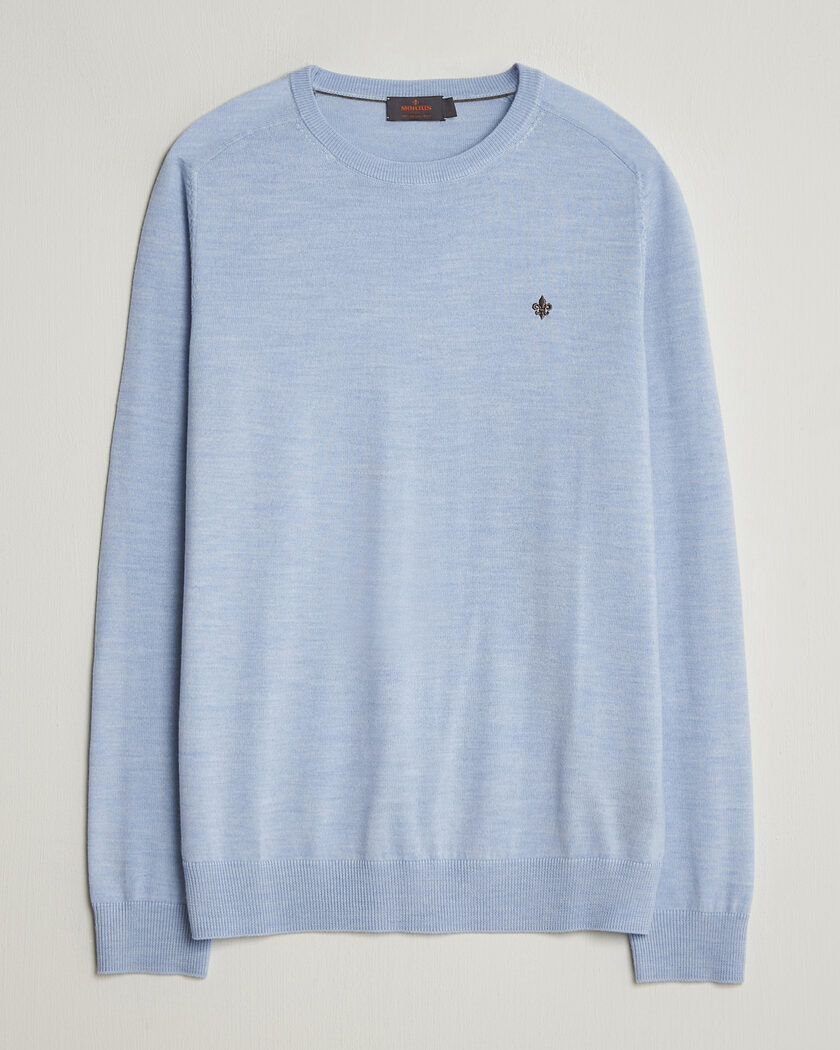 Morris Merino Oneck Light Blue – Azul