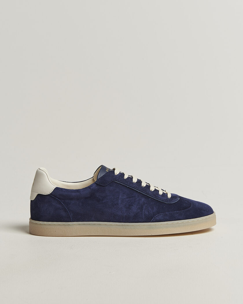 Brunello Cucinelli Low Top Sneakers Navy Suede – Azul