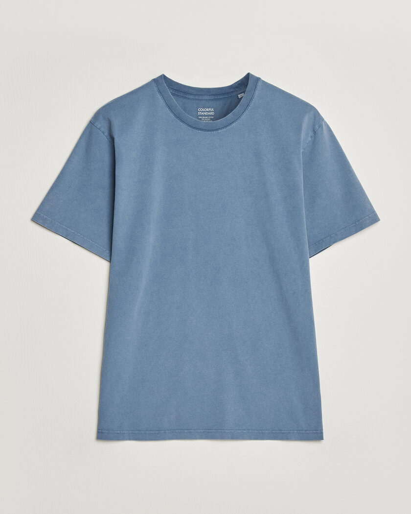 Colorful Standard Classic Organic T-Shirt Faded Indigo – Azul