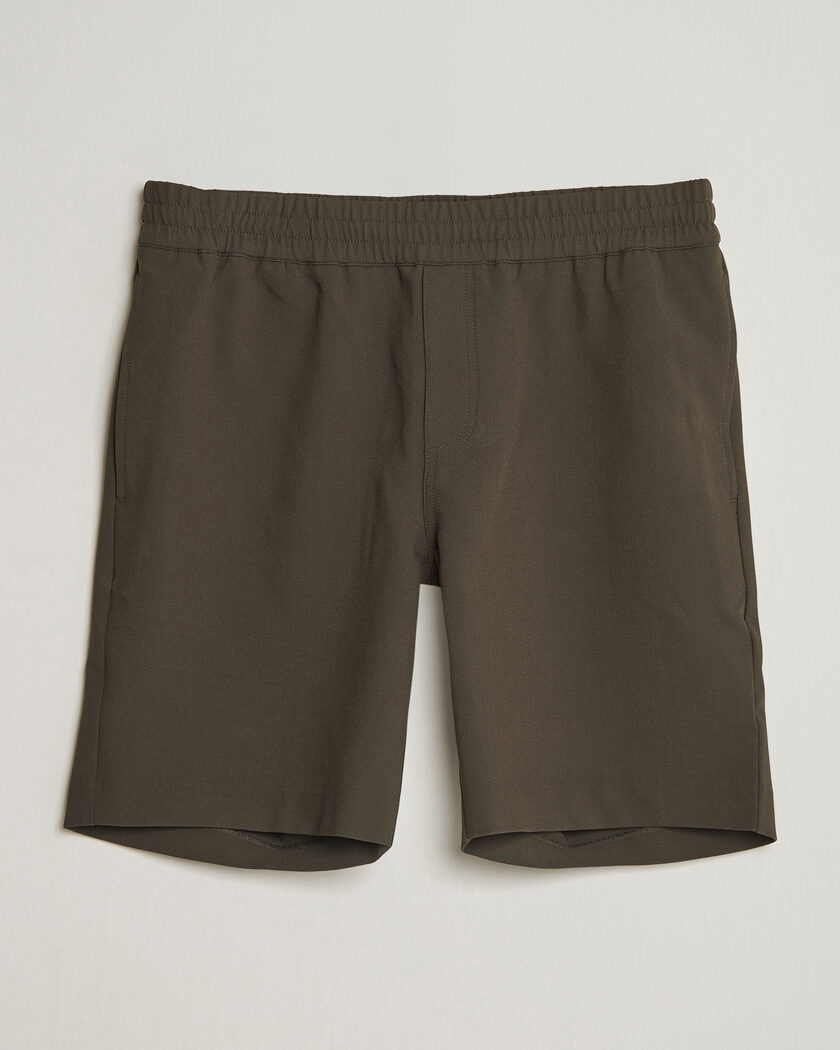 Samsøe Samsøe Smith Drawstring Shorts Black Olive – Gris