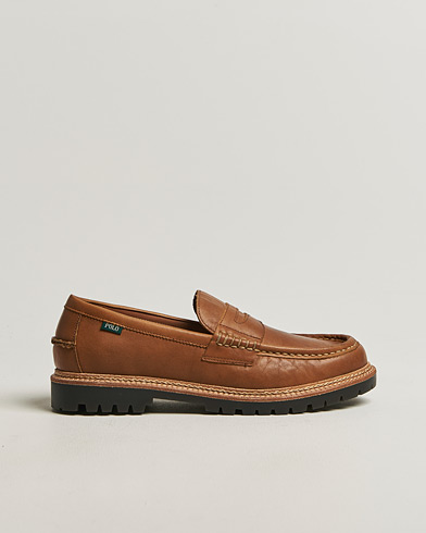 Polo Ralph Lauren Jett Penny Loafers Polo Tan – Marrón