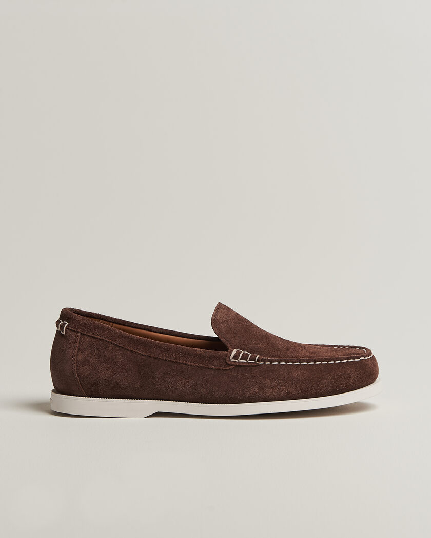 Polo Ralph Lauren Merton Casual Suede Loafers Dark Brown – Marrón
