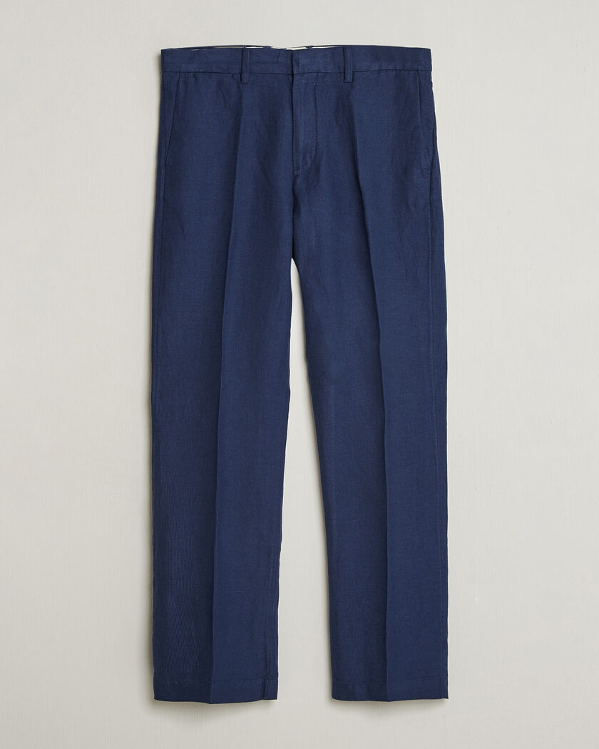 Polo Ralph Lauren Cotton Linen Pants Newport Navy – Azul