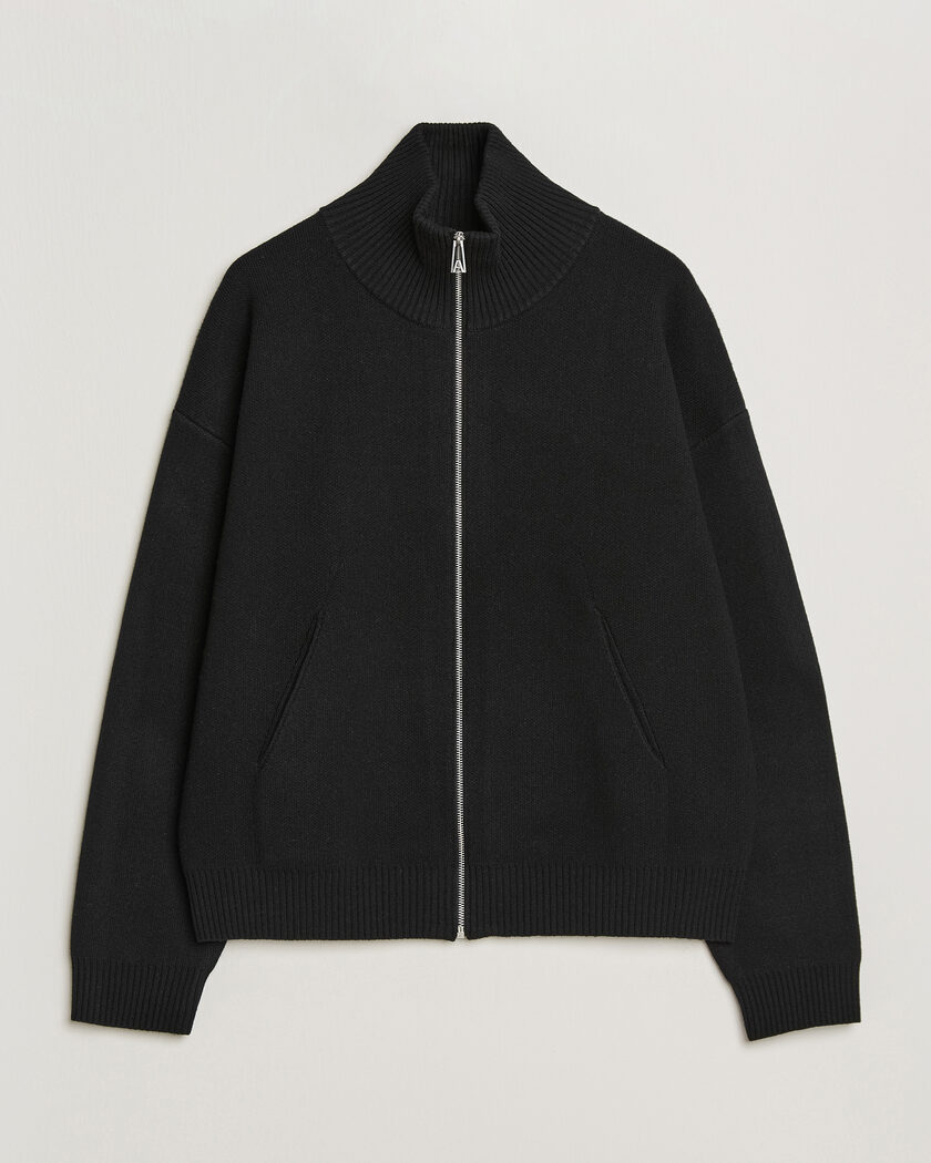 Axel Arigato Core Zip-Up Sweater Black – Negro