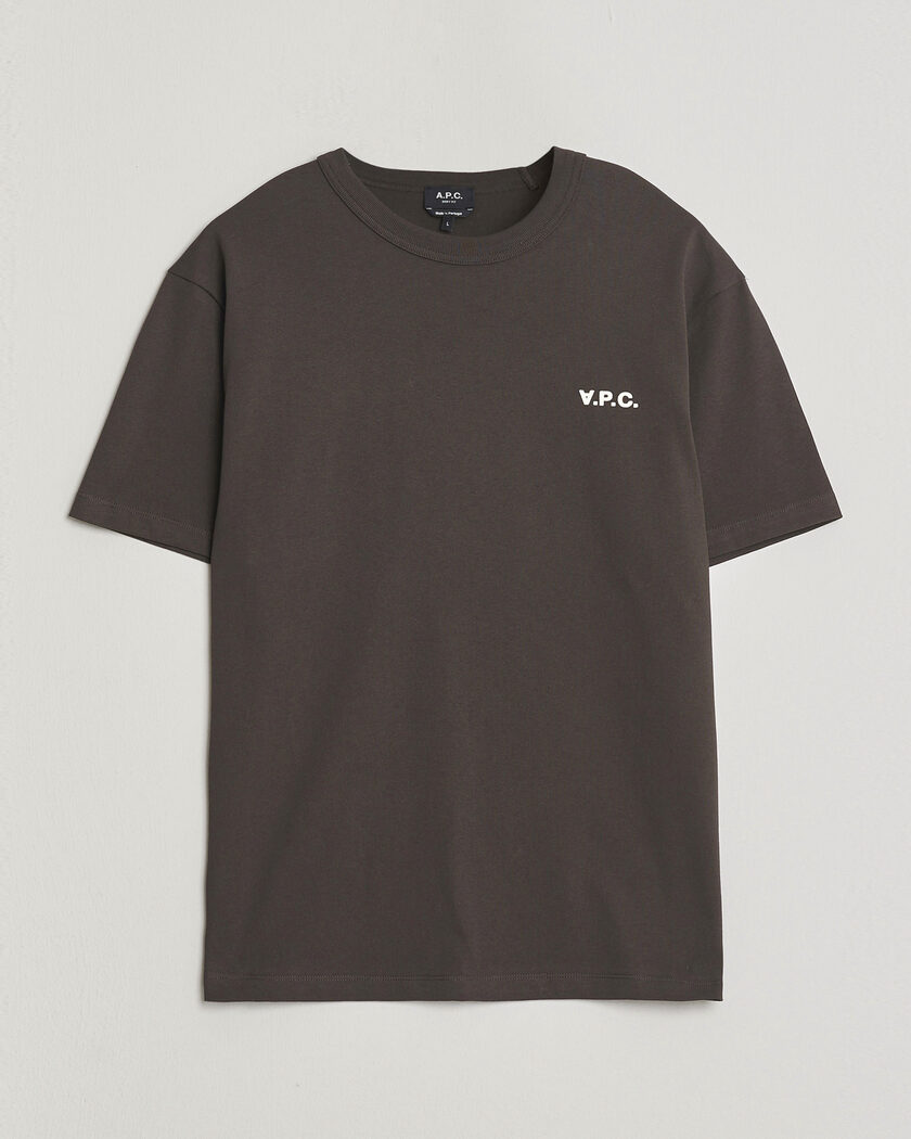 A.P.C. Boxy Fit Petit VPC T-Shirt Ecru Brown – Marrón