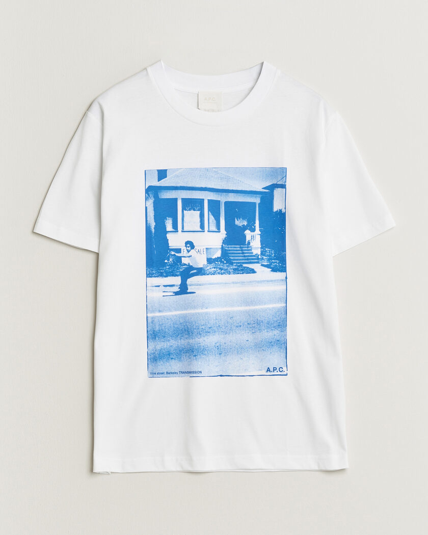 A.P.C. Cali Printed T-Shirt Blue – Azul