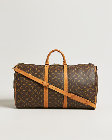 Louis Vuitton Pre-Owned Keepall Bandouliére 55 Monogram – Marrón