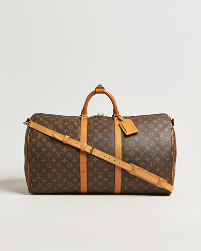 Louis Vuitton Pre-Owned Keepall Bandouliére 55 Monogram – Marrón
