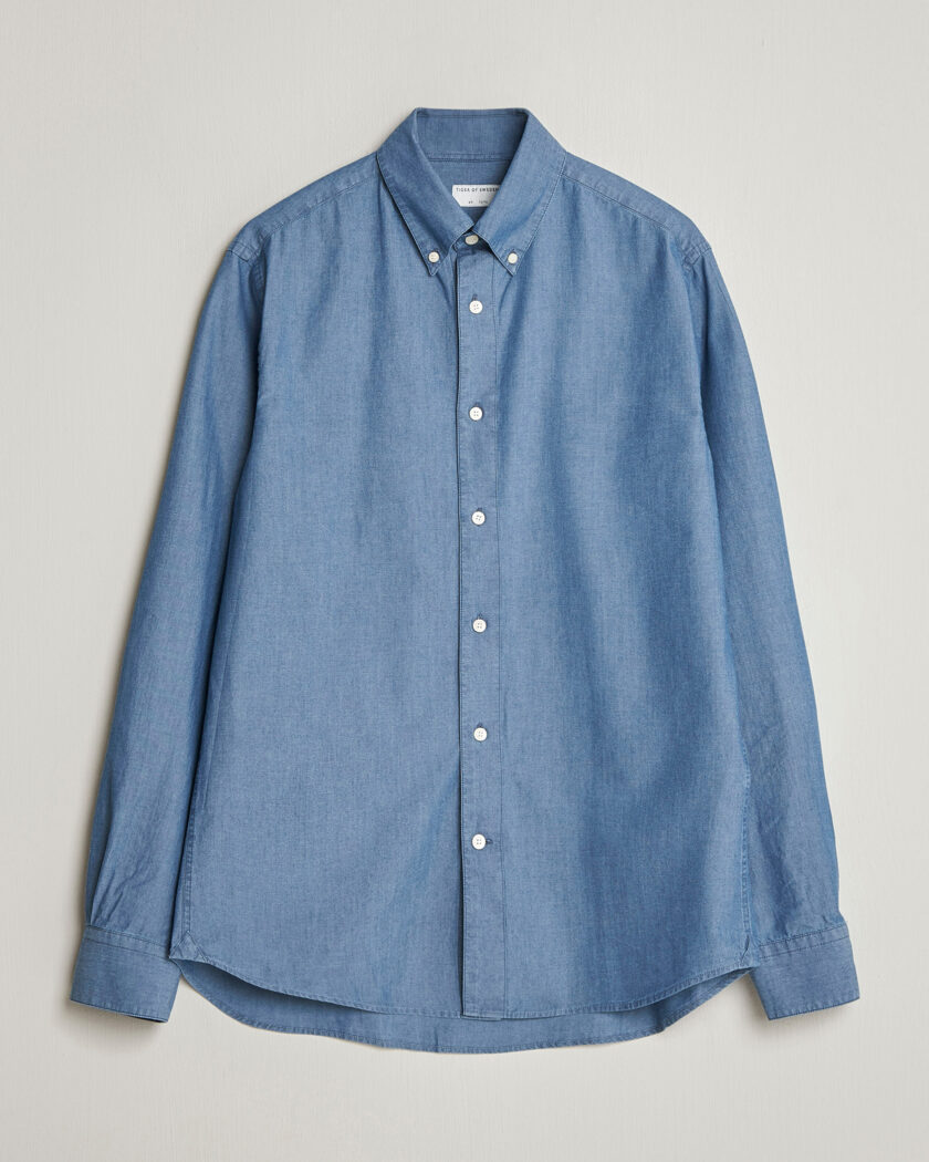 Tiger of Sweden Bjorn Denim Shirt Bering Sea – Azul