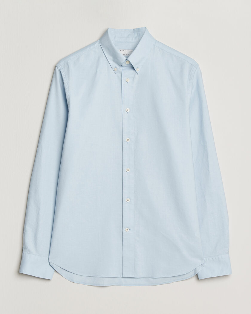 Tiger of Sweden Bjorn Oxford Shirt Light Blue – Azul