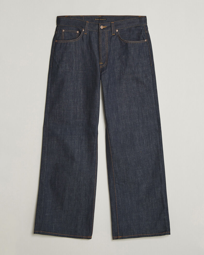 Nudie Jeans Loud Larry Jeans Dry Streaky – Azul