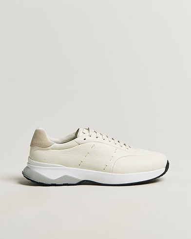 Kiton Deerskin Running Sneakers White – Blanco
