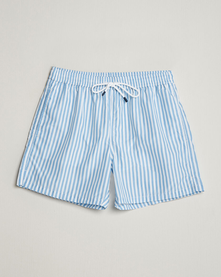 Fedeli Madeira Swim Trunk Wide Blue Stripes – Azul