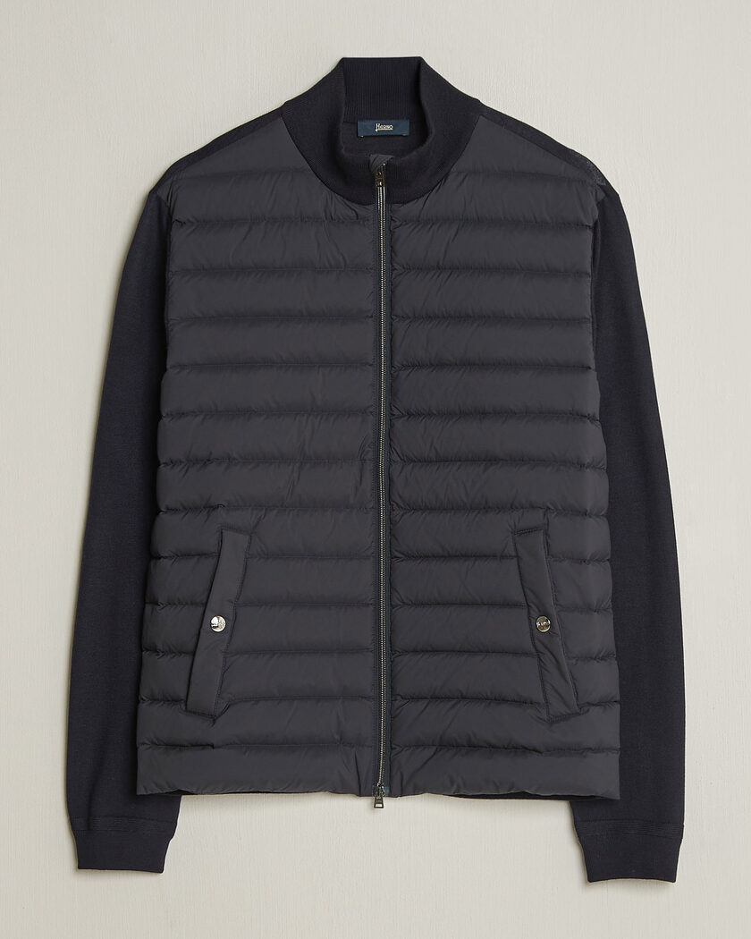 Herno Luxury Hybrid Jacket Navy – Azul