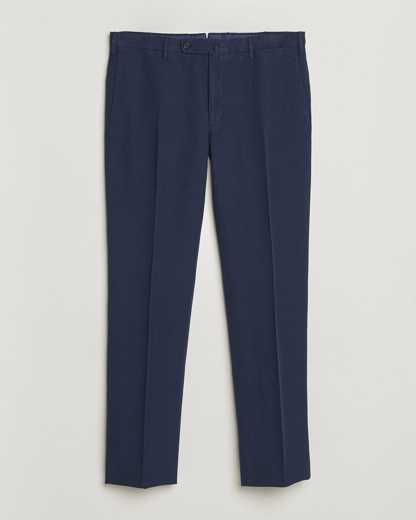 Incotex Regular Fit Chinolino Trousers Navy – Azul