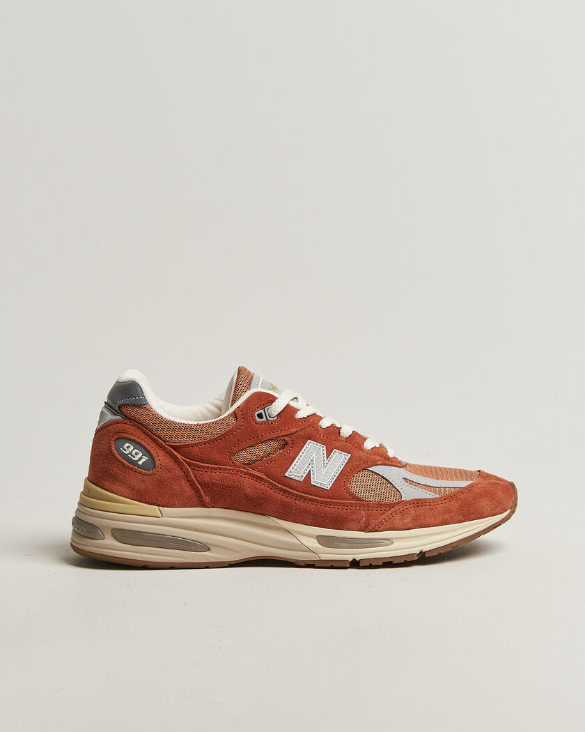 New Balance Made In US & UK New Balance Made in Made In UK 991v2 Porters Clay – Naranja