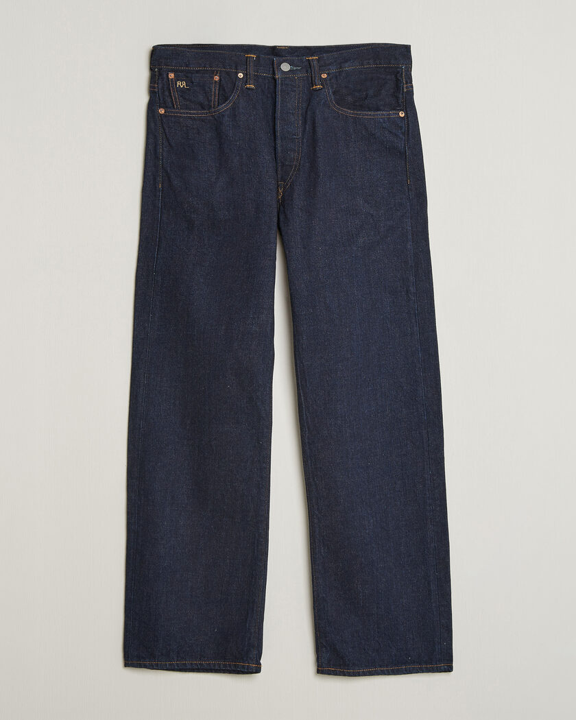 RRL Vintage Fit 5-Pocket Denim East/West Rinse – Azul