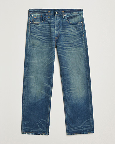 RRL Vintage Fit 5-Pocket Denim Grandfalls Wash – Azul