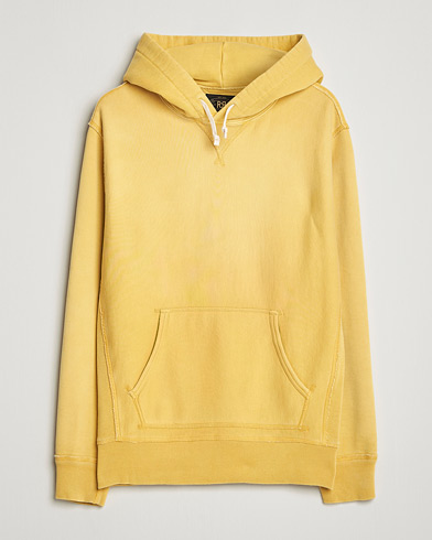 RRL Hooded Sweatshirt Campus Yellow – Amarillo