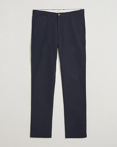 Gant Slim Fit Chinos Evening Blue – Azul