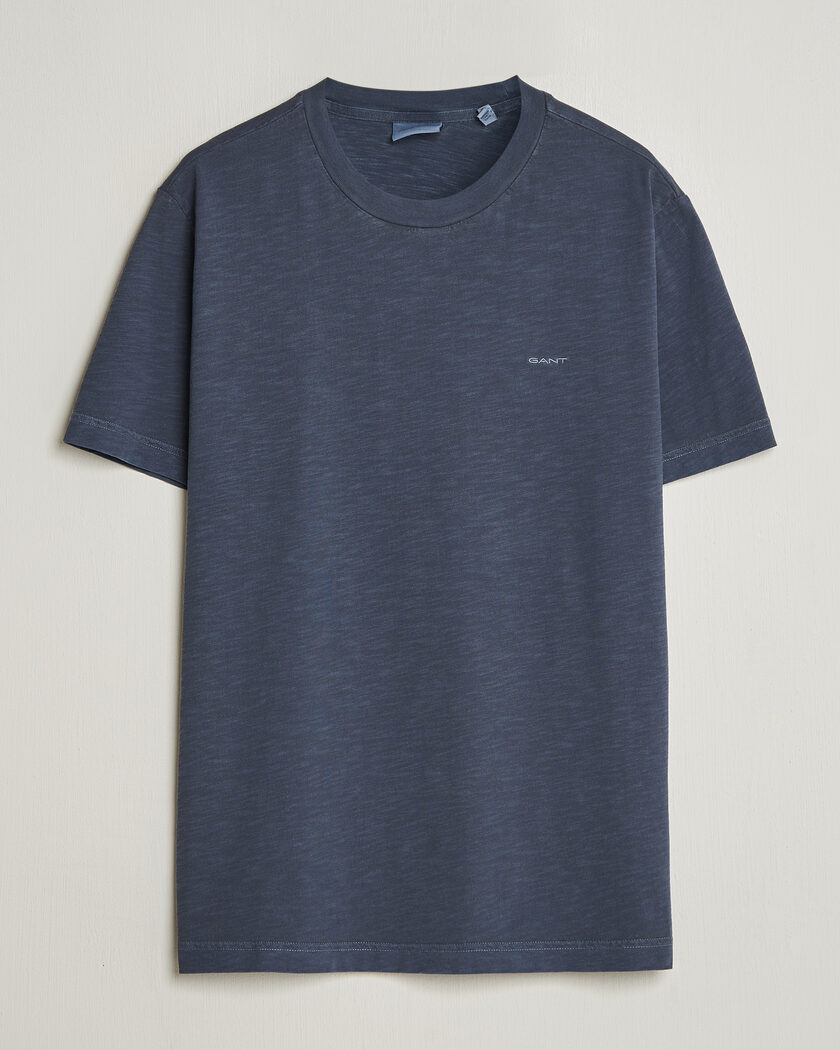 Gant Washed Slub T-Shirt Evening Blue – Azul