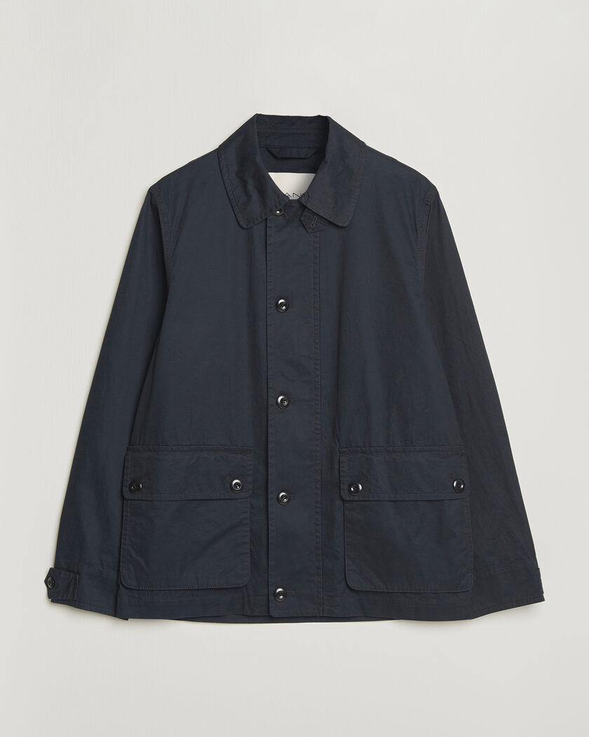 Gant Cotton Decker Jacket Black – Negro