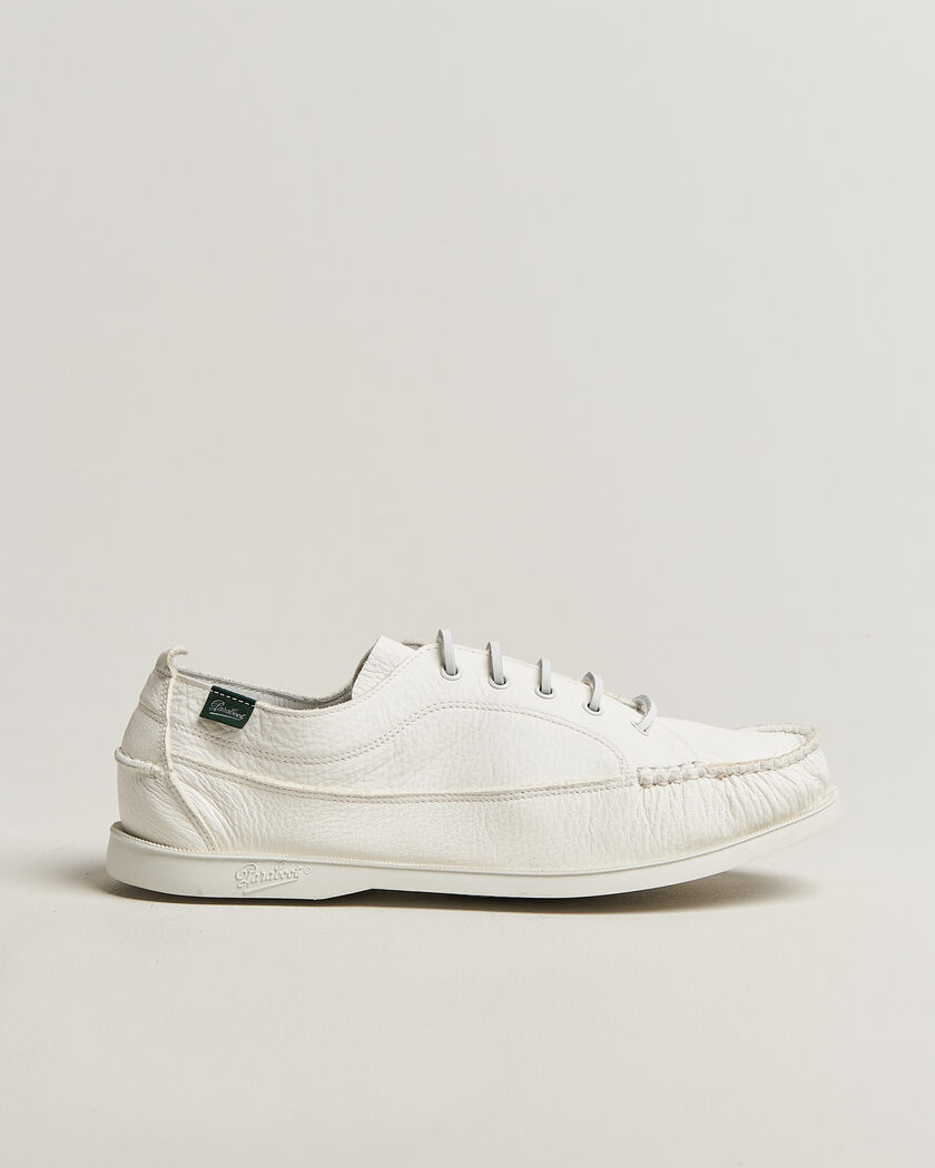 Paraboot Malibu Sneaker White Deerskin – Blanco